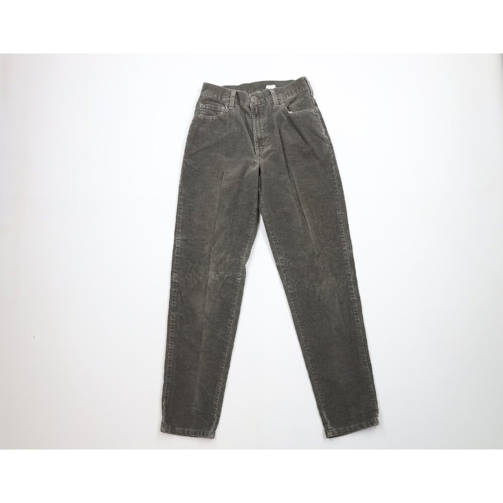 Vtg Y2K 2000 Levis 550 Womens 4 Faded Relaxed Fit Tapered Leg Corduroy Pants USA